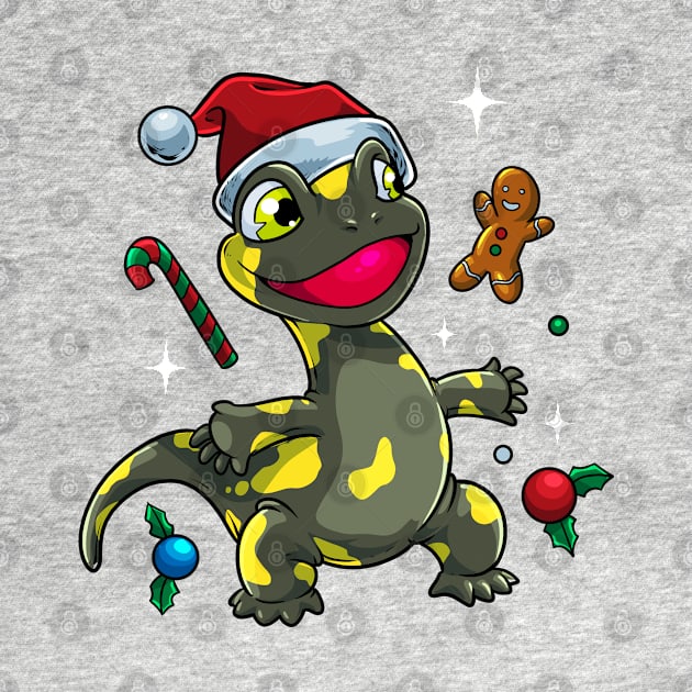 Sweet Christmas fire salamander by Modern Medieval Design